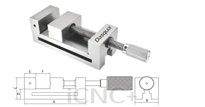 Precision Toolmakers Vice-Screw Guide Type DASQUA
