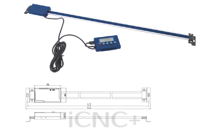 DASQUA IP54 Digital Scale with Separate Readout